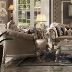 Dresden Loveseat in Gold Patina Finish by Acme - 52091