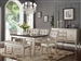 Voeville Bluestone Top Table 6 Piece Dining Set in Platinum Finish by Acme - 72025-6