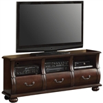 Faysnow 62 Inch TV Stand in Dark Cherry Finish by Acme - 91293