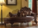 Vendome Chaise in Cherry Finish by Acme - 96491