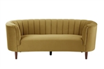 Millephri Sofa in Olive Yellow Velvet Finish by Acme - 00163