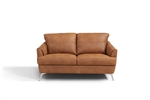 Safi Loveseat in Cappuccino Leather Finish by Acme - 00217