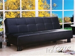 Alberta Black Bycast Adjustable Sofa Bed by Acme - 05998