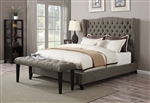 Faye Bed in 2-Tone Chocolate Finish by Acme - 20900Q