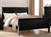 Louis Philippe Sleigh Bed in Black Finish by Acme - 23730Q