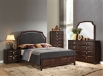 Lancaster 6 Piece Bedroom Set in Espresso Finish by Acme - 24570