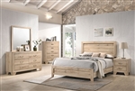 Miquell 6 Piece Bedroom Set in Rustic Natural Finish by Acme - 28040