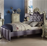 Vendome II Bed in 2-Tone Gray & Champagne Finish by Acme - 30690Q