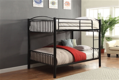 Cayelynn Full/Full Bunk Bed in Black Finish by Acme - 37390BK