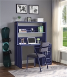 Cargo 2 Piece Computer Desk and Hutch in Blue Finish by Acme - 37907