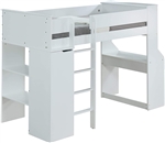 Ragna Twin Loft Bed in White Finish by Acme - 38060