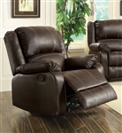 Zuriel Rocker Recliner in Brown Finish by Acme - 52282