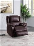 Zuriel Power Recliner in Brown PU Finish by Acme - 52284