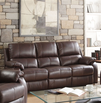 Enoch Motion Sofa in Dark Brown Finish by Acme - 52450