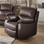 Enoch Motion Recliner in Dark Brown Finish by Acme - 52452