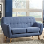 Ngaio Loveseat in Blue Finish by Acme - 52656
