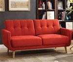 Sisilla Sofa in Red Finish by Acme - 52660