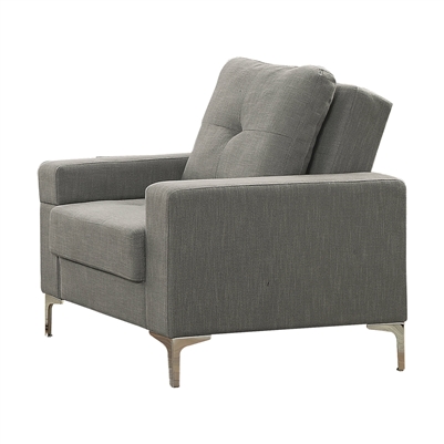 Dorian Adjustable Chair in Gray Finish by Acme - 52812