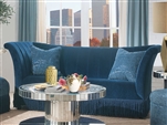 Kaffir Sofa in Dark Blue Finish by Acme - 53270