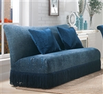 Kaffir Loveseat in Blue Finish by Acme - 53271