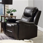 Jasleen Motion Recliner in Espresso Leather-Aire Finish by Acme - 54457