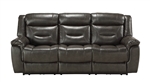Imogen Power Motion Sofa in Gray Leather-Aire Finish by Acme - 54805