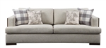 Niamey Sofa in Fabric & Cherry Finish by Acme - 54850