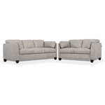 Matias 2 Piece Sofa Set in Dusty White Leather Finish by Acme - 55015-S