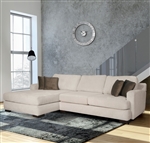 Kevina 2 Piece Sectional w/LF Chaise in Fabric Finish by Acme - 55175