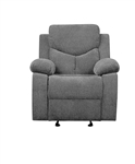 Kalen Glider Recliner in Gray Chenille Finish by Acme - 55442