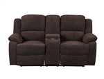 Madden Motion Loveseat in Brown Chenille Finish by Acme - 55446