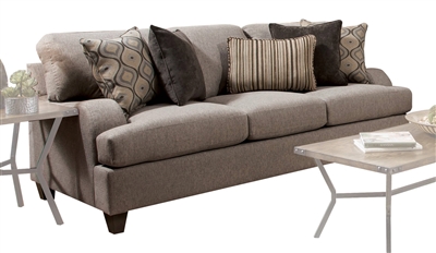 Cantia Sofa in 2-Tone Gray Fabric Finish by Acme - 55800