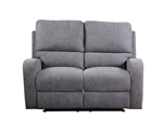 Livino Motion Loveseat in Gray Fabric Finish by Acme - 55836