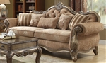 Ragenardus Sofa in Fabric & Vintage Oak Finish by Acme - 56030