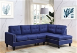 Jeimmur 2 Piece Sectional in Blue Linen Finish by Acme - 56480