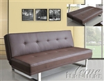 Mancord Brown Bycast Adjustable Sofa Bed by Acme - 57008