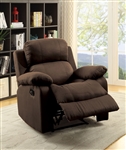 Parklon Recliner in Chocolate Microfiber Finish by Acme - 59478