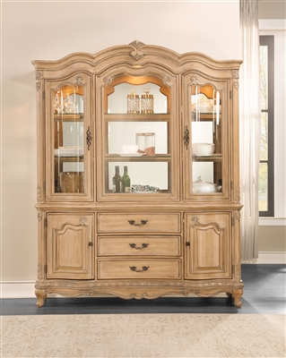 Teagan Buffet and Hutch in Oak Finish by Acme - 63094