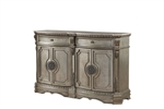 Northville Server with Marble Top in Antique Champagne Finish by Acme - 66925