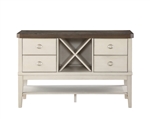 Kayley Server in Antique White & Dark Oak Finish by Acme - 77139