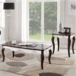 Mathias 3 Piece Occasional Table Set in Walnut & White Finish by Acme - 80680-S