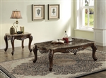 Latisha 3 Piece Occasional Table Set with Marble Top by Acme - 82145-S