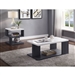 Pancho 3 Piece Occasional Table Set in Gray & White High Gloss Finish by Acme - 82170-S