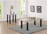 Gordie 3 Piece Occasional Table Set in Black Finish by Acme - 83685-S