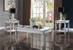 House Marchese 3 Piece Occasional Table Set in Pearl Gray Finish by Acme - 88865-S