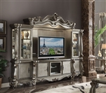 Versailles Entertainment Center in Antique Platinum Finish by Acme - 91820