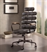 Calan Office Chair in Vintage Black Top Grain Leather Finish by Acme - 92107