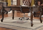 Versailles Executive Home Office Desk in Cherry Oak Finish by Acme - 92280