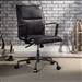 Indra Office Chair in Onyx Black Top Grain Leather Finish by Acme - 92569