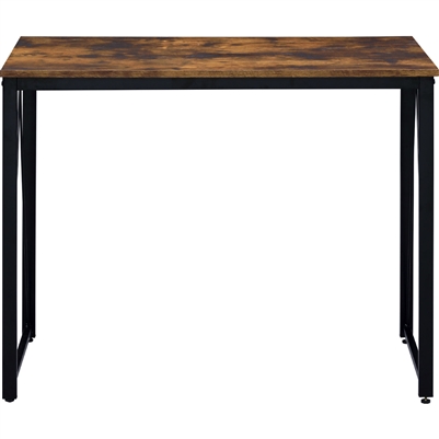 Zaidin Executive Home Office Desk in Weathered Oak & Black Finish by Acme - 92600